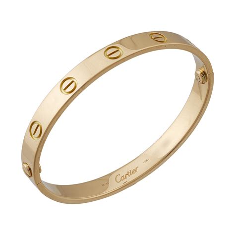 love you bracelet gold|gold love bracelets by cartier.